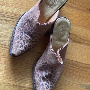 Old Gringo Leopardito Suede Leather Leopard Boot Booties Mules